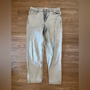 Zara Relaxed Fit Jeans in Light Blue